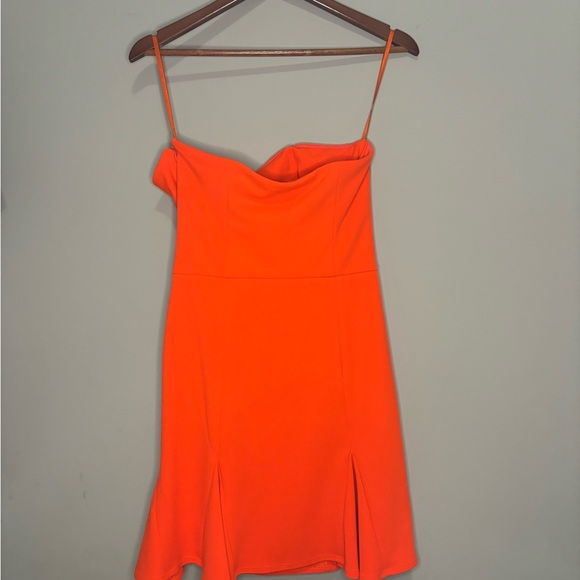 Gianni Bini Orange Strapless Dress! - Picture 4 of 4